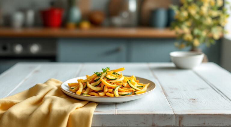 Patatas fritas de calabacín