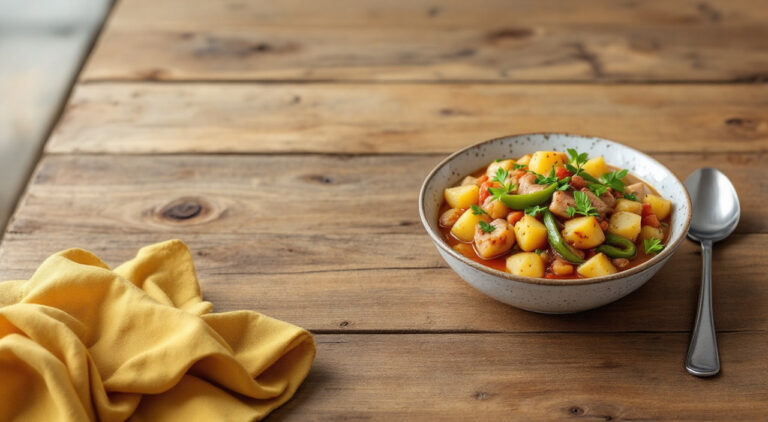 Patatas guisadas con atún