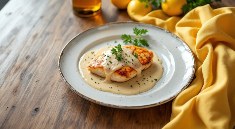 Pechugas con salsa de limón