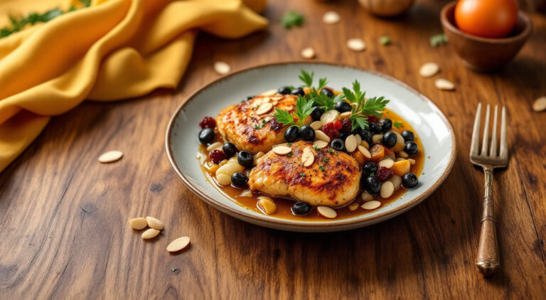 Pechugas de pollo a la moruna