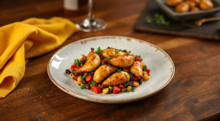 Picantones con cerveza