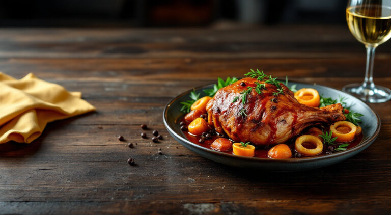 Pierna de cabrito en adobo