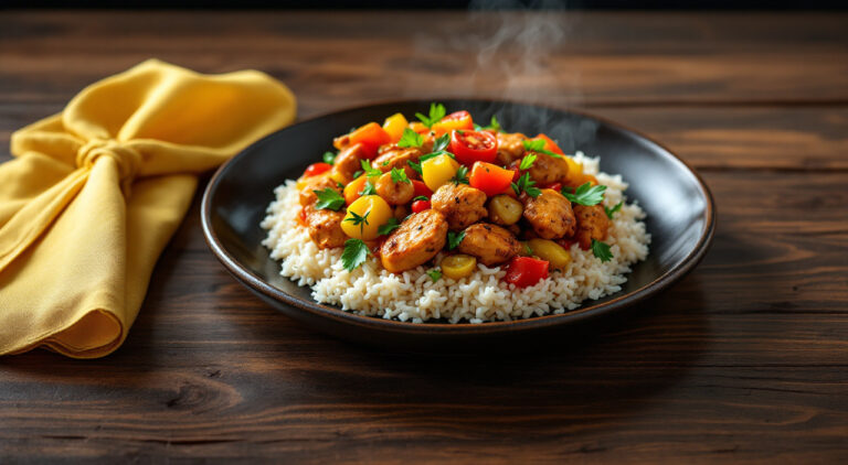 Pollo al estilo boliviano