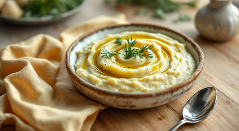 Puré de patatas con hinojo