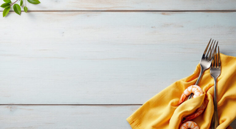 Revuelto de espinacas y gambas