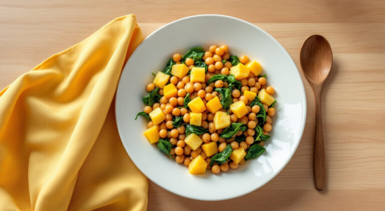 Revuelto de garbanzos