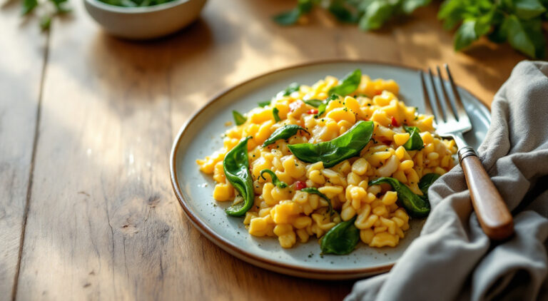 Revuelto de pimientos verdes italianos