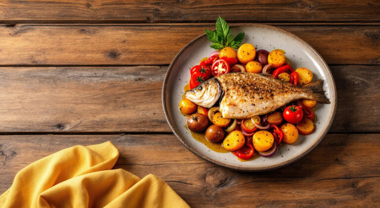 Rodaballo al horno