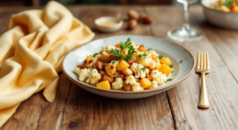Salteado de coliflor