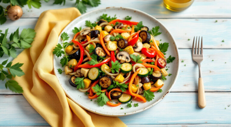 Salteado de verduras para las que están a dieta