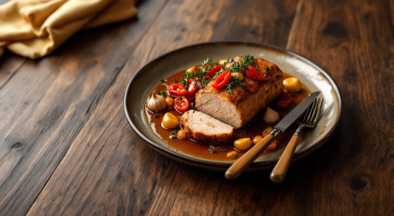 Solomillo de cerdo a la sidra