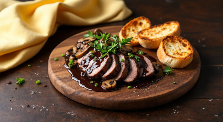 Solomillo de cerdo al chocolate