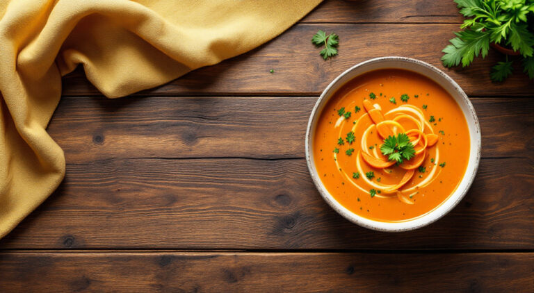 Sopa de zanahorias y nabos