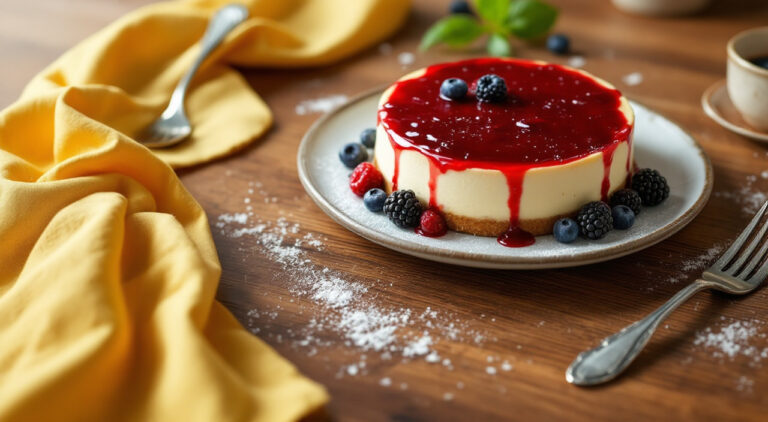 TARTA DE QUESO y nata