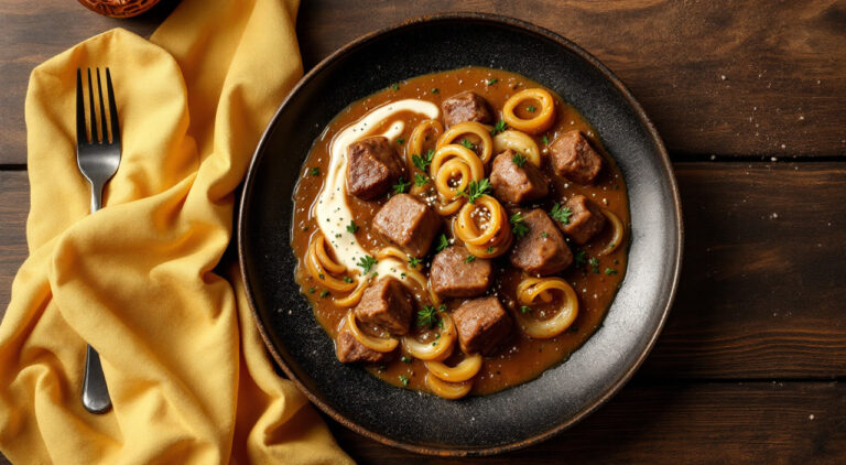 Ternera salsa de canela