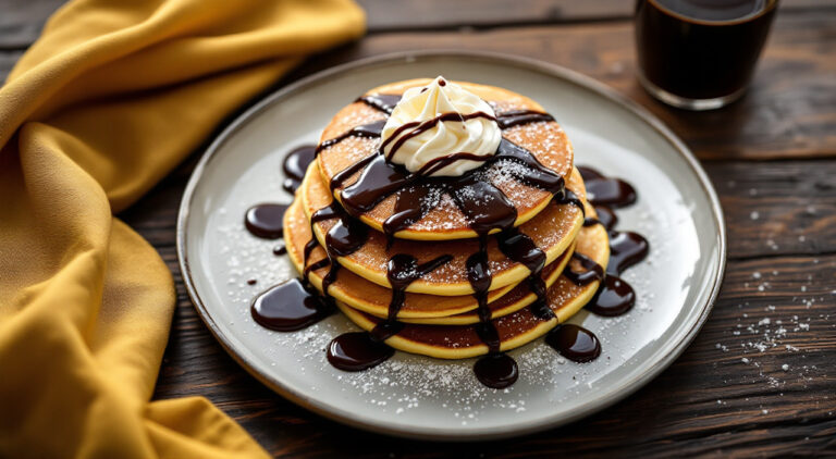Tortitas con leche condensada