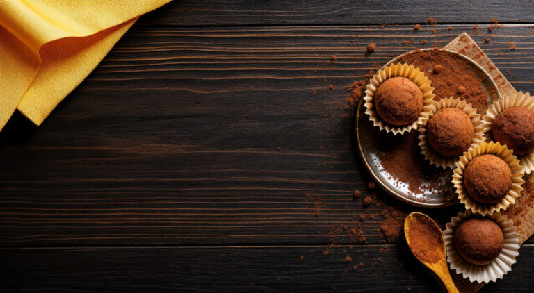 Trufas de bizcochos y leche condensada