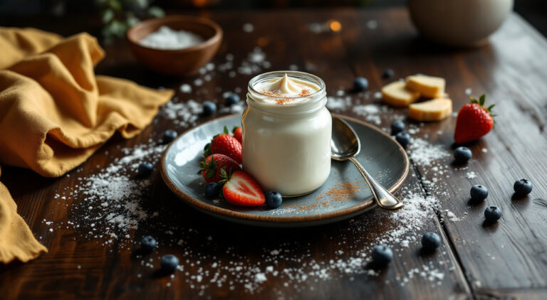 Yogur casero para hacer en el microondas