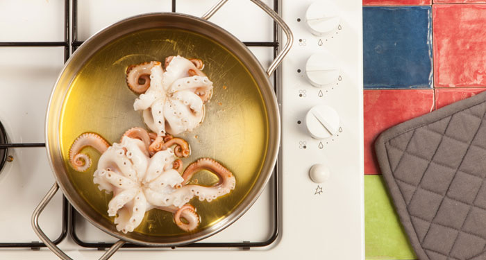 Mejora la presentación del pulpo