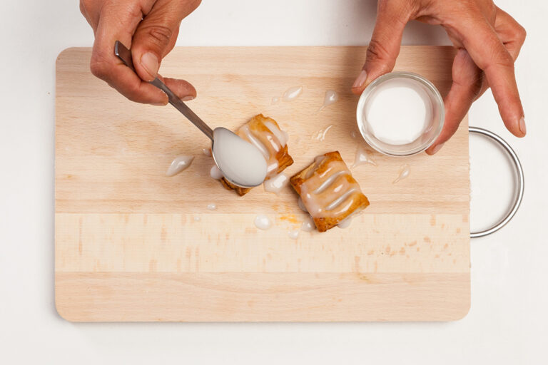 Consigue una glasa definida y gruesa