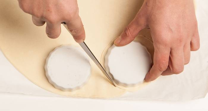 Corta la masa de forma adecuada