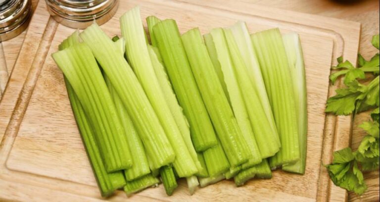 El apio, bien fino