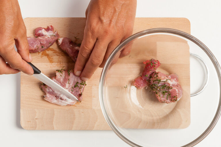 Quitar la grasa de la carne