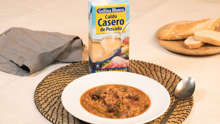 Arroz caldoso con chipirones