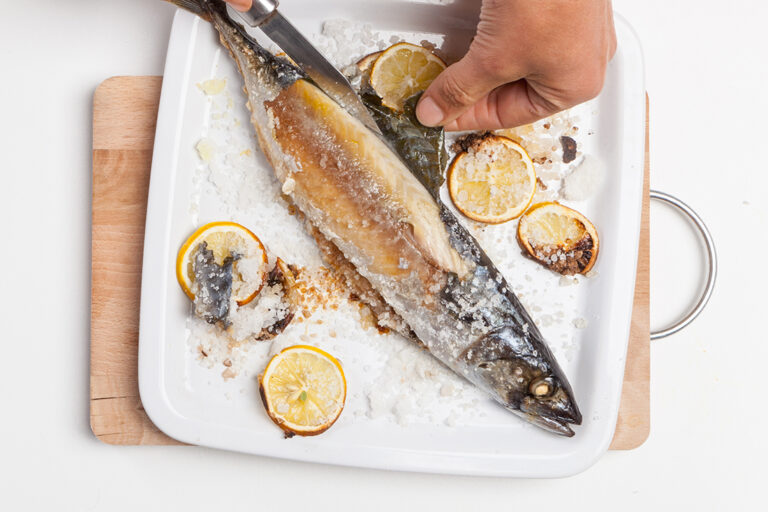 Retirar la corteza da sal