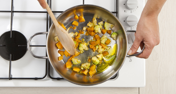 Unas verduras cocidas y crujientes