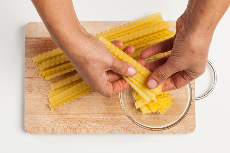 Aprovecha la pasta larga