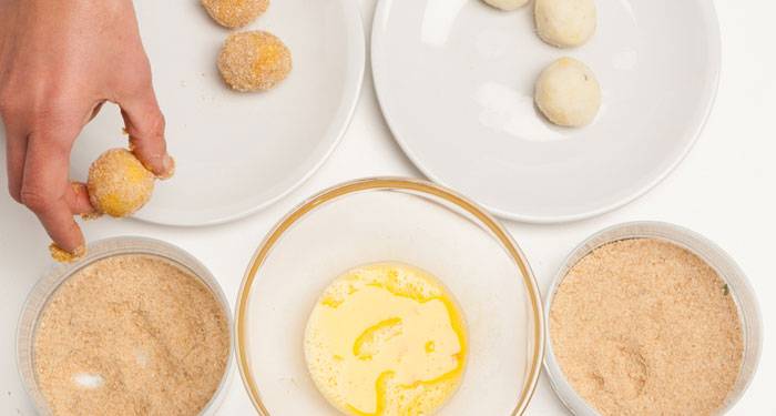Croquetas bien crujientes