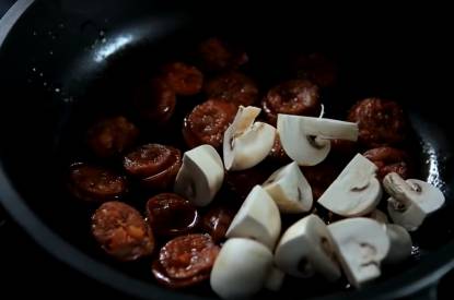 Cocción del chorizo