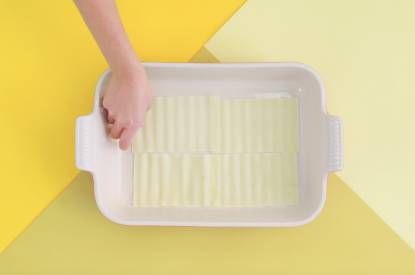 La capa final y horneado