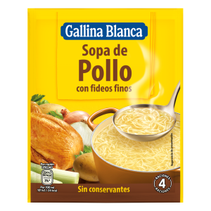 Sopa de Pollo con fideos finos