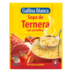Sopa de Ternera con Estrellitas