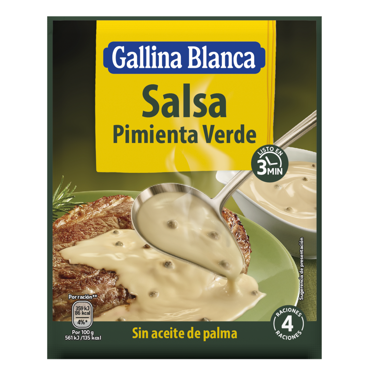 Salsa Pimienta Verde