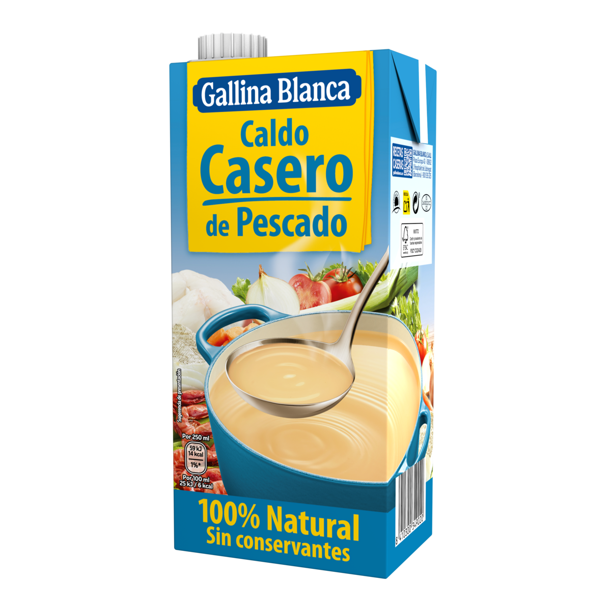 Caldo Casero de Pescado 100% Natural