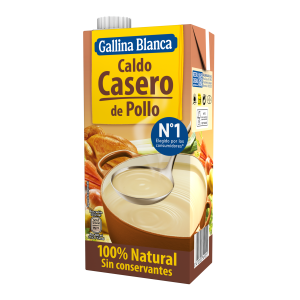 Caldo Casero de Pollo 100% Natural