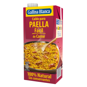 Caldo para Paella Fácil de Carne 100% Natural