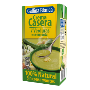 Crema Casera de 7 Verduras con Emmental 100% Natural