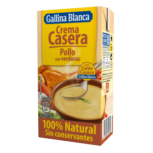 Crema Casera de Pollo con Verduras 100% Natural